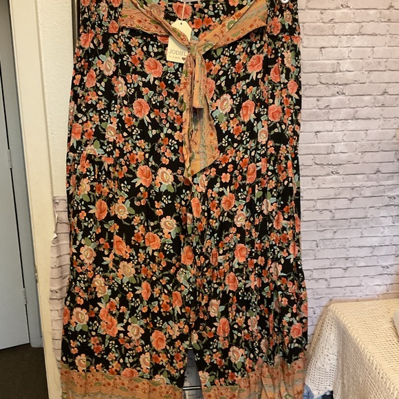 NWT Jodifl wide leg palazzo pants floral 3X - Picture 2 of 8